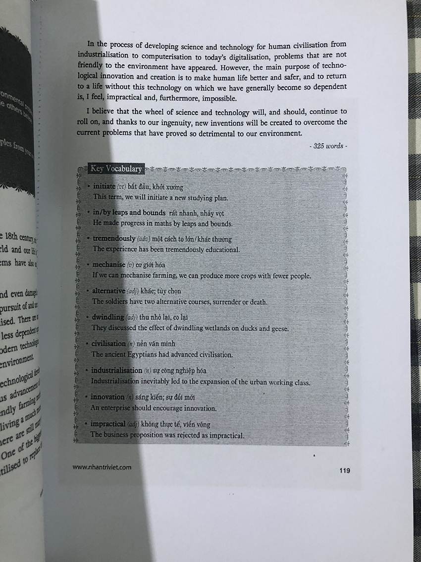 High scoring IELTS Writing