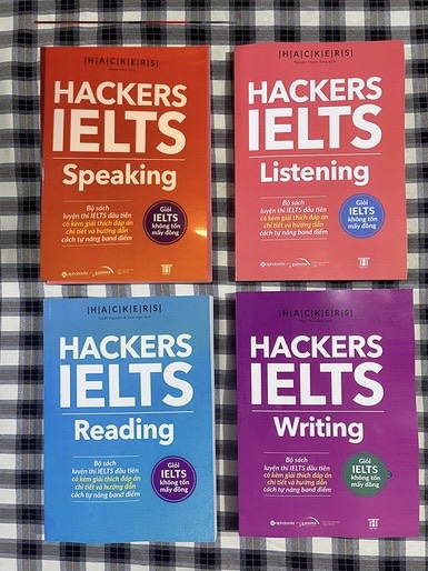 Combo 4 cuốn Hacker IELTS